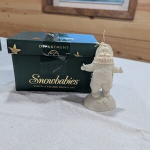Department 56 Snowbabies Figurine - Cream and White